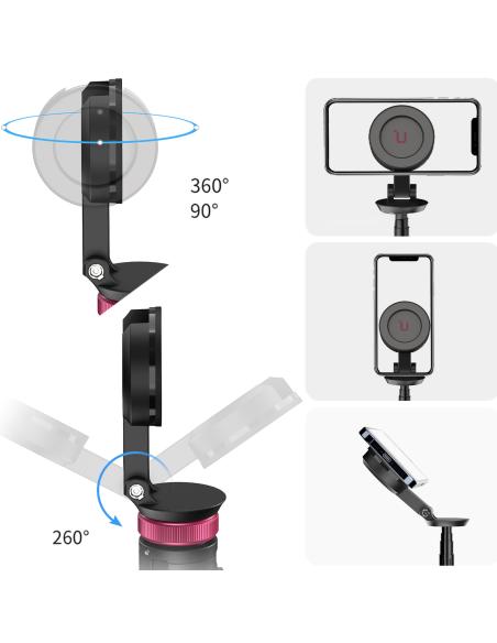 Statyw / Selfie Stick 2w1 ULANZI MT-84 z magnetycznym mocowaniem MagSafe do smartfona