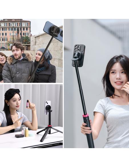 Statyw / Selfie Stick 2w1 ULANZI MT-84 z magnetycznym mocowaniem MagSafe do smartfona