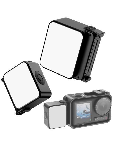 Mini Lampa ULANZI LM18 z systemem szybkiego montażu do kamery sportowej DJI Osmo Action