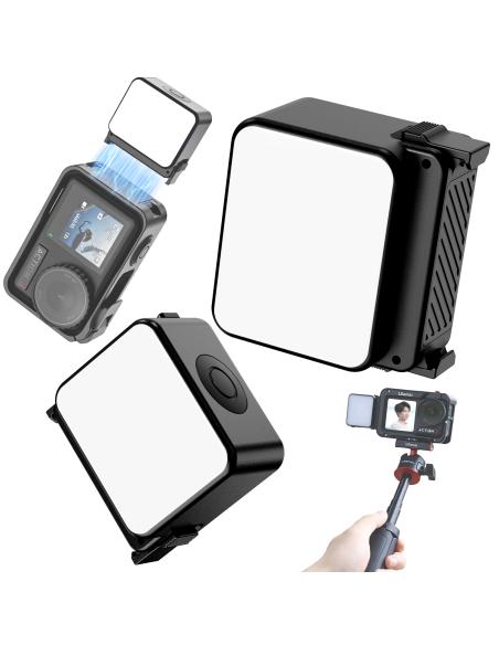 Mini Lampa ULANZI LM18 z systemem szybkiego montażu do kamery sportowej DJI Osmo Action