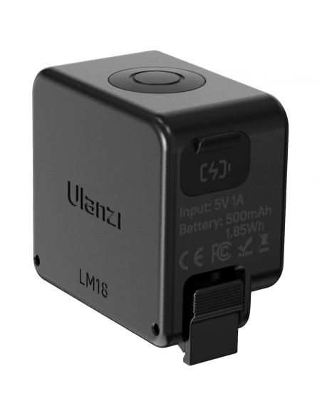 Mini Lampa ULANZI LM18 z systemem szybkiego montażu do kamery sportowej DJI Osmo Action