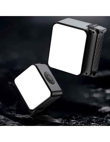 Mini Lampa ULANZI LM18 z systemem szybkiego montażu do kamery sportowej DJI Osmo Action