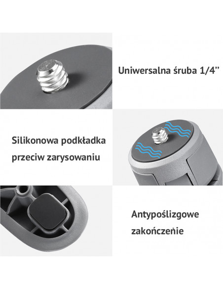 Mini statyw stołowy (szary)  Ulanzi MT-10