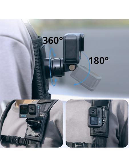 Mocowanie ULANZI CO62 Go-Quick II na plecak do kamer GoPro i smartfonów
