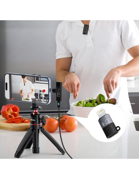 Bezprzewodowy zestaw mikrofonów ULANZI HM2301