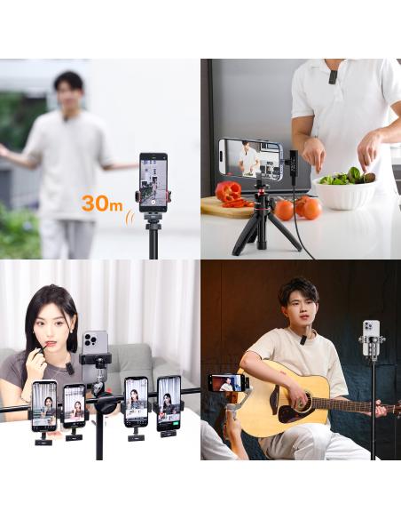 Bezprzewodowy zestaw mikrofonów ULANZI HM2301