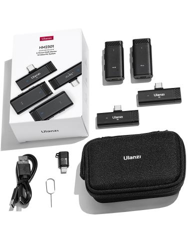 Bezprzewodowy zestaw mikrofonów ULANZI HM2301