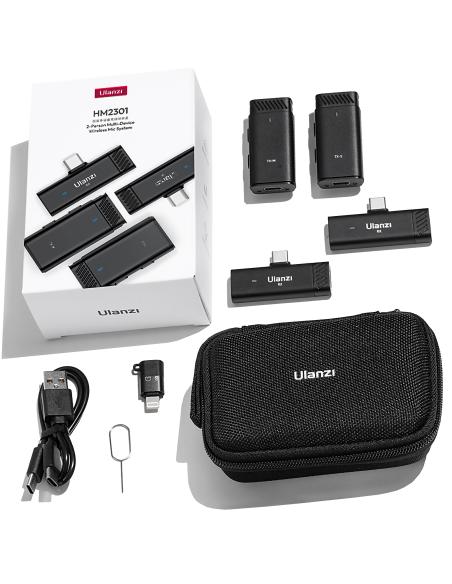 Bezprzewodowy zestaw mikrofonów ULANZI HM2301