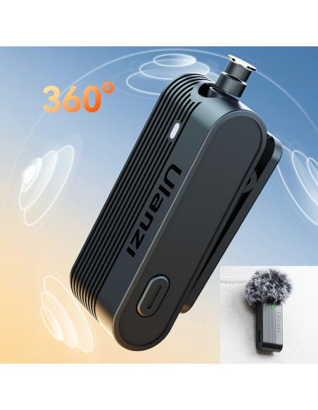 Bezprzewodowe mikrofony krawatowe ULANZI A100