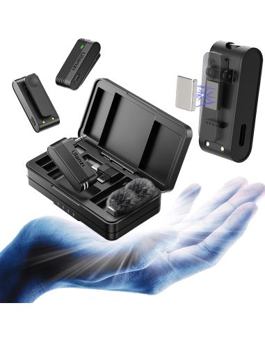 Bezprzewodowe mikrofony krawatowe ULANZI A100