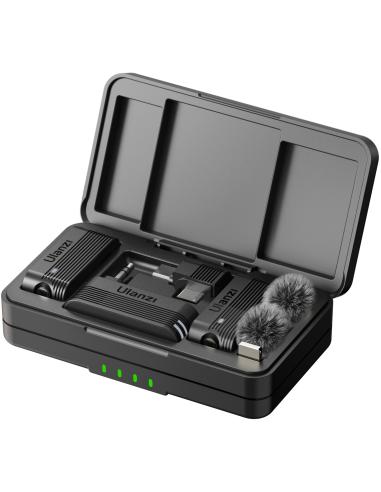 Bezprzewodowe mikrofony krawatowe ULANZI A100