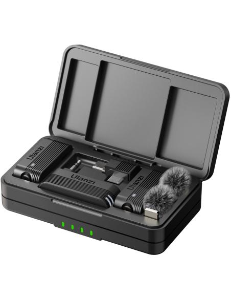 Bezprzewodowe mikrofony krawatowe ULANZI A100