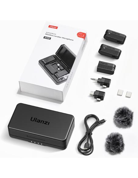 Bezprzewodowe mikrofony krawatowe ULANZI A100