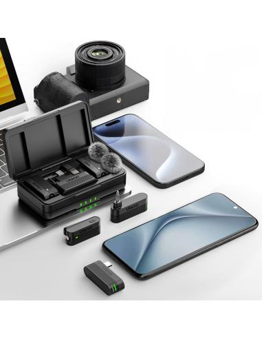 Bezprzewodowe mikrofony krawatowe ULANZI A100