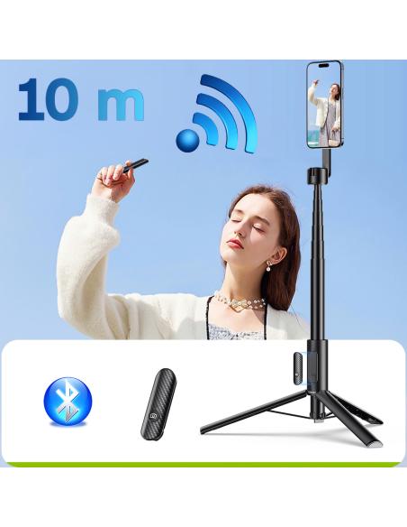 Magnetyczny Selfie Stick ULANZI MG-002 MAX Statyw do Smartfona + pilot BT