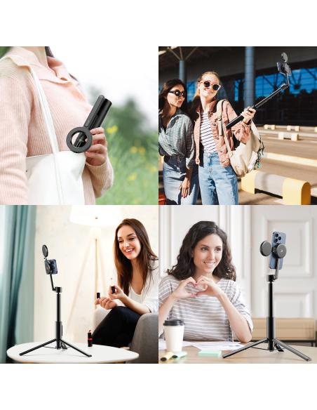 Magnetyczny Selfie Stick ULANZI MG-002 MAX Statyw do Smartfona + pilot BT