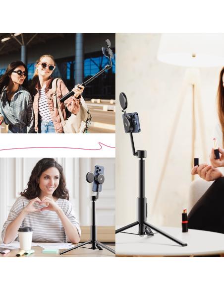 Magnetyczny Selfie Stick ULANZI MG-002 MAX Statyw do Smartfona + pilot BT