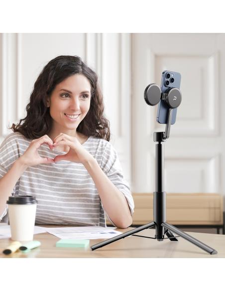 Magnetyczny Selfie Stick ULANZI MG-002 MAX Statyw do Smartfona + pilot BT