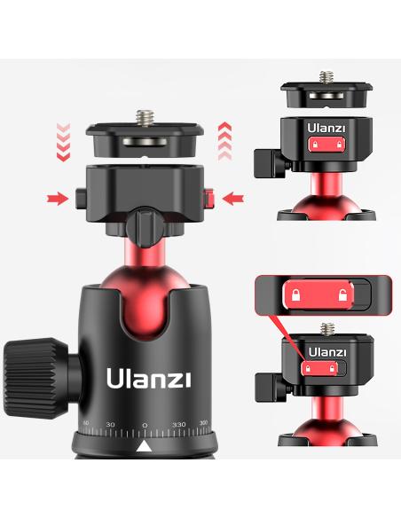 Odwracalny Statyw ULANZI TT31 z solidną głowicą panoramiczną udźwig 4 kg