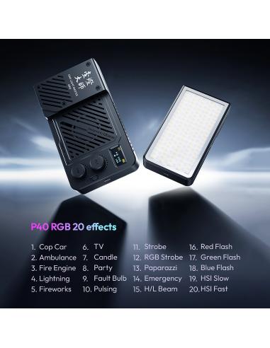 Kompaktowa Lampa LED 40W ULANZI LM-P40 RGB