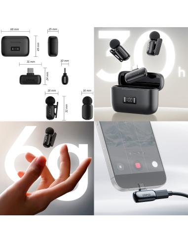 Zestaw bezprzewodowych mikrofonów ULANZI MINI...