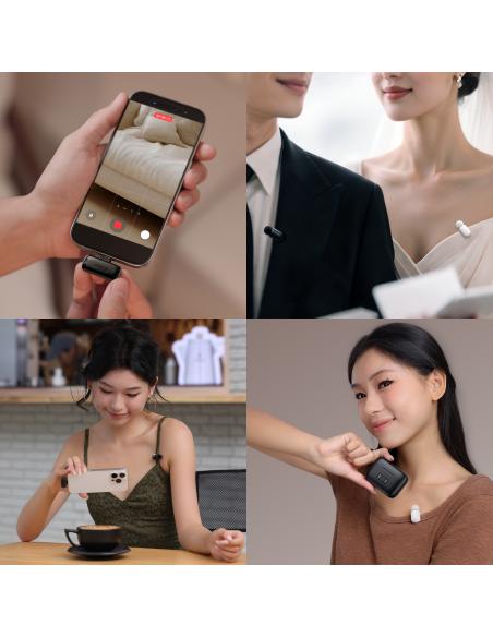 Zestaw bezprzewodowych mikrofonów ULANZI MINI MIC A200