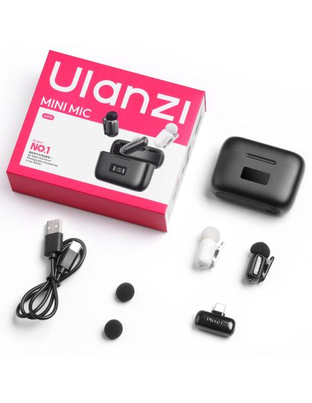 Zestaw bezprzewodowych mikrofonów ULANZI MINI MIC A200