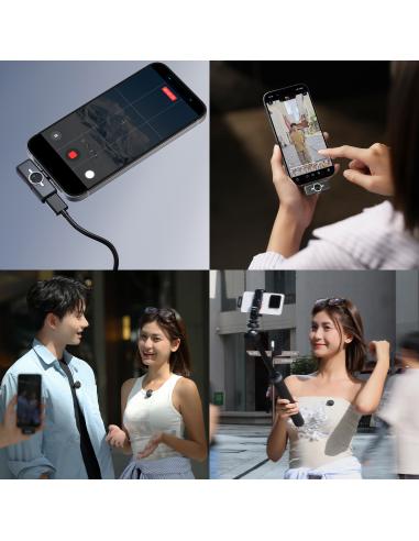 Mikrofony Bezprzewodowe ULANZI A21 czarne USB-C...