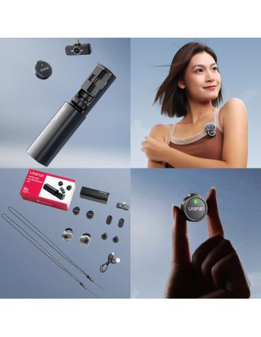 Mikrofony Bezprzewodowe ULANZI A21 czarne USB-C...