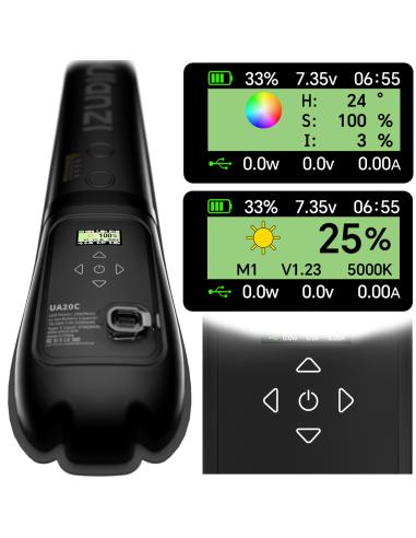 Nadmuchiwana tuba RGB Ulanzi UA20C 20W miecz...