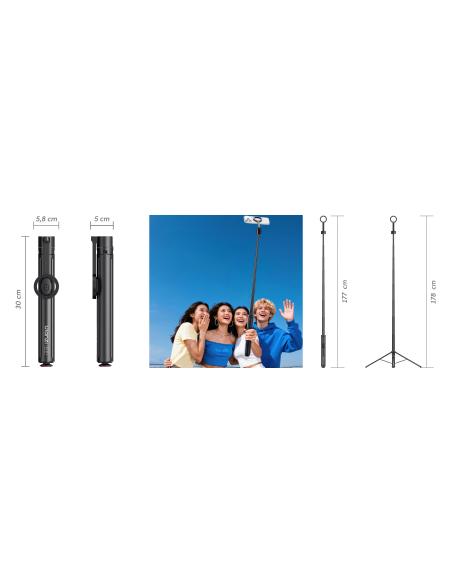 Automatyczny SelfieStick / Statyw z MagSafe i pilotem BT - Ulanzi SK-21