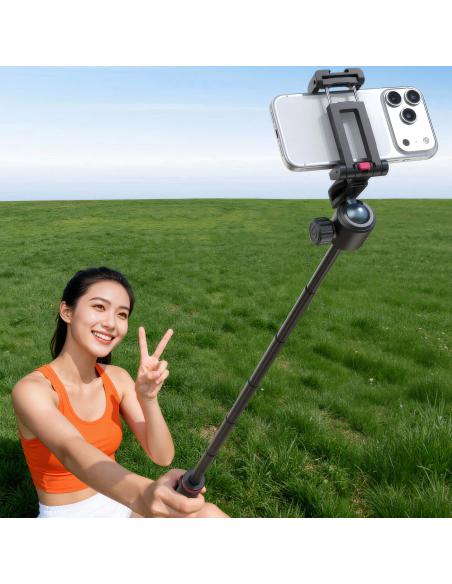 Statyw i kijek do selfie ULANZI MT-44B z uchwytem na telefon i pilotem Bluetooth