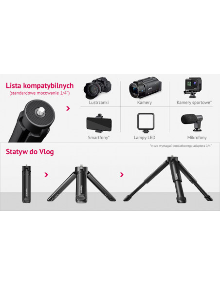 Uniwersalny statyw stołowy  Ulanzi MT-14