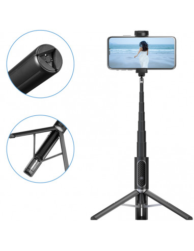 Uchwyt 2w1 statyw / monopod selfie z pilotem...