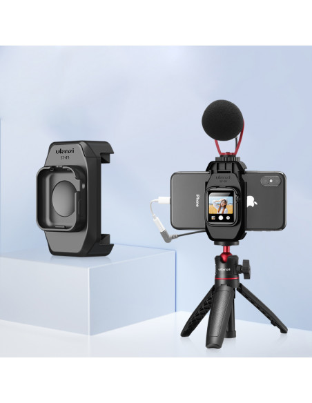 Uchwyt do smartfonu z ramką do Apple Watch Series 5  Ulanzi ST-09