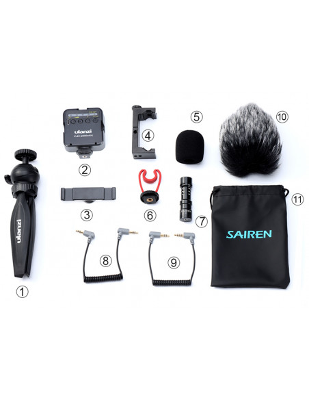 Zestaw do Vlogowania do smartfonów / Video Vlog Kit  Ulanzi Combo 5