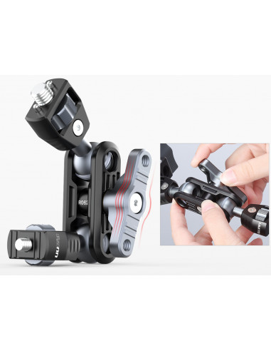 Uchwyt 1/4 i 3/8 cala Magic Arm 360 stopni...