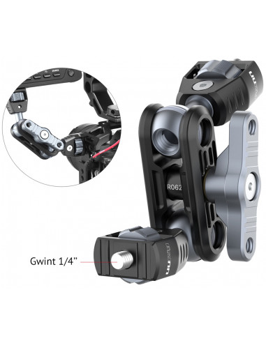 Uchwyt 1/4 i 3/8 cala Magic Arm 360 stopni...