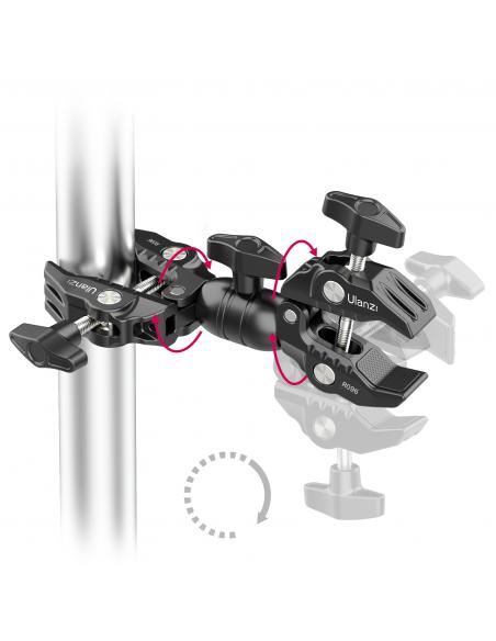 Podwójny zacisk / imadło Ulanzi R096