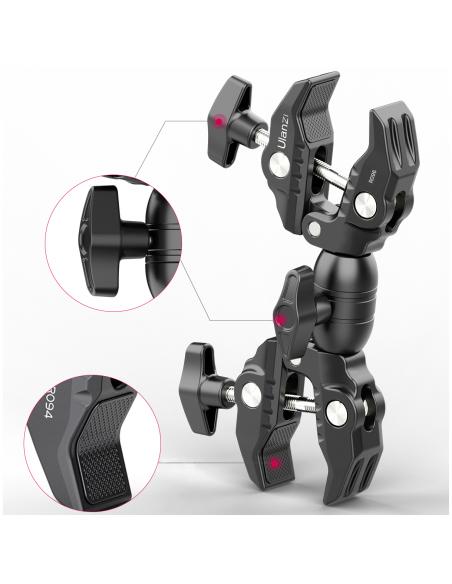 Podwójny zacisk / imadło Ulanzi R096