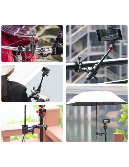 Podwójny zacisk / imadło Ulanzi R096