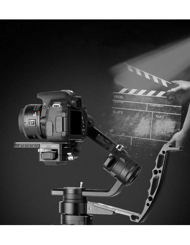 Aluminiowy uchwyt do filmowania z niskiej...