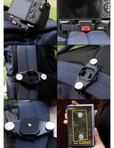 Uchwyt na pasek system CLAW  Ulanzi Fast Claw Clip