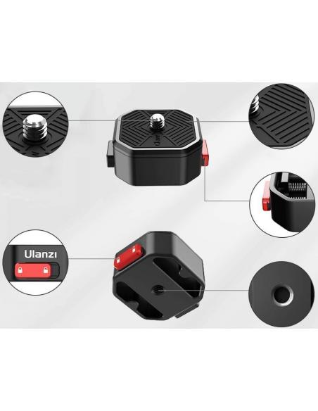 Złącze statywowe szybkiego montażu  Ulanzi Claw Quick Release Set