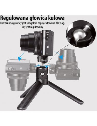 Statyw z głowicą, zimną stopką i Arca-Swiss...