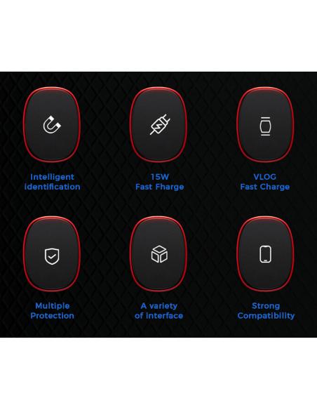 Uchwyt statywowy do telefonu z ładowaniem indukcyjnym QI  Ulanzi ST-13