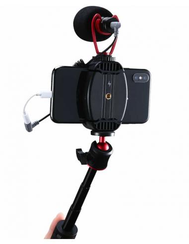 Uchwyt statywowy do telefonu z ładowaniem...