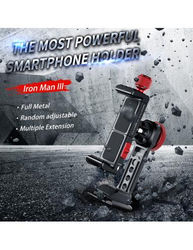 Metalowy uchwyt 360° do smartfonów  Ulanzi...