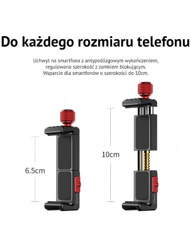 Metalowy uchwyt 360° do smartfonów  Ulanzi...