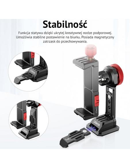 Metalowy uchwyt 360° do smartfonów  Ulanzi ST-14 Iron Man III